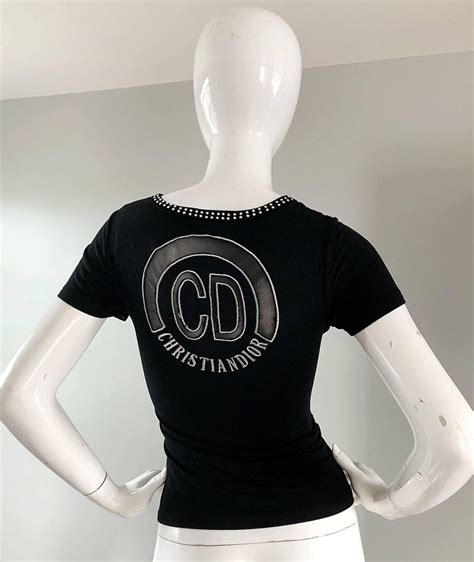 dior rhinestone t shirt|Dior shirts for sale.